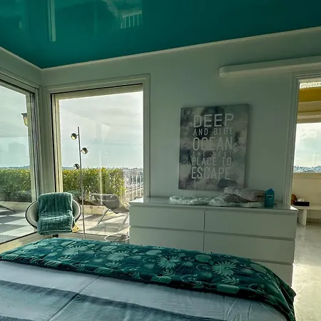 Rooftop Vue Face Port, Plages & Centre A Pied *