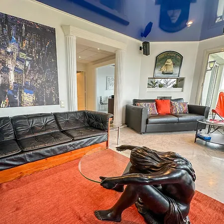 Daire Penthouse Vue Mer, Rooftop 150m, Centre & A Pied *