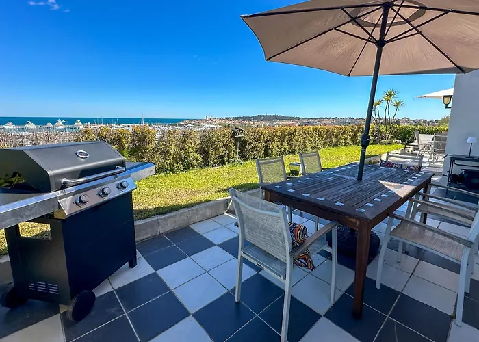 Rooftop Vue Face Port, Plages & Centre A Pied Appartement